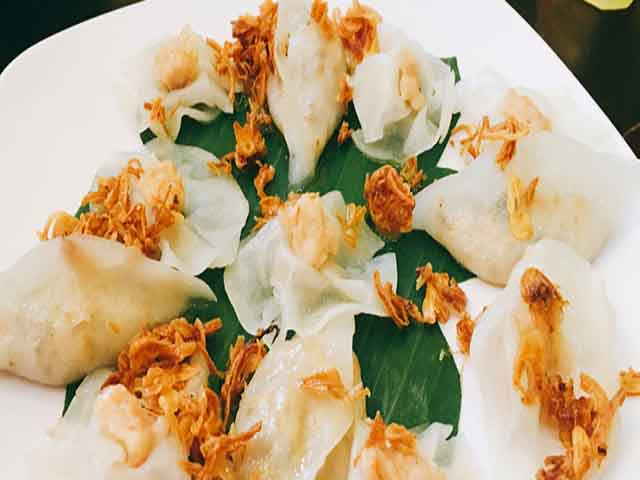 White Rose Dumplings (Bánh vạc) hoi an