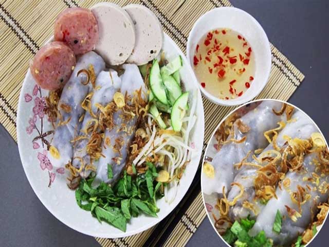 Banh Cuon (Steamed Rice Rolls) ho chi minh city