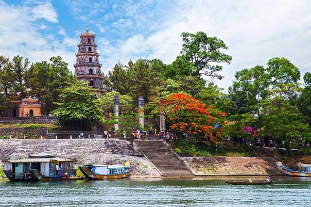 Thien Mu Pagoda, Vietnam hue city tour from da nang and hoi an