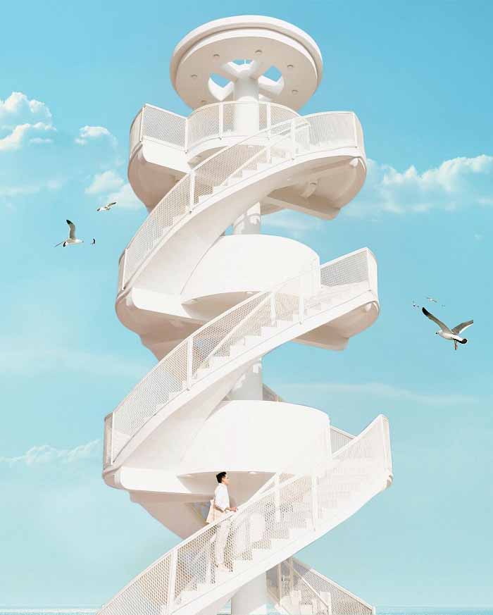 White Spiral Stair nha trang